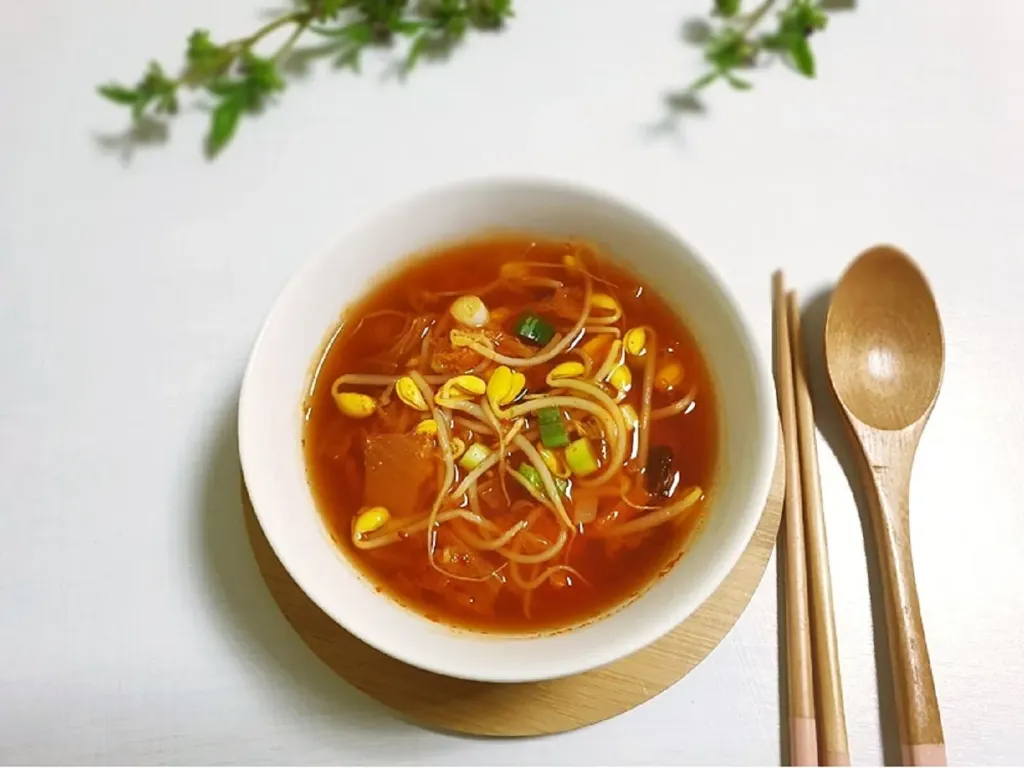 콩나물김치국